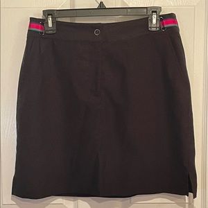 Size 6 EP Pro Tour Tech Black Golf Skirt